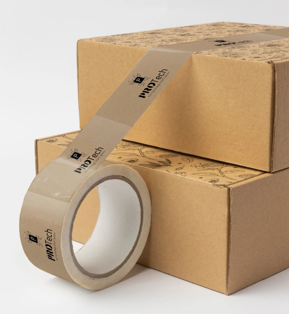 Custom Printed Packaging Tape 24mm – Premium Cello Tape for Carton Sealing alternate view