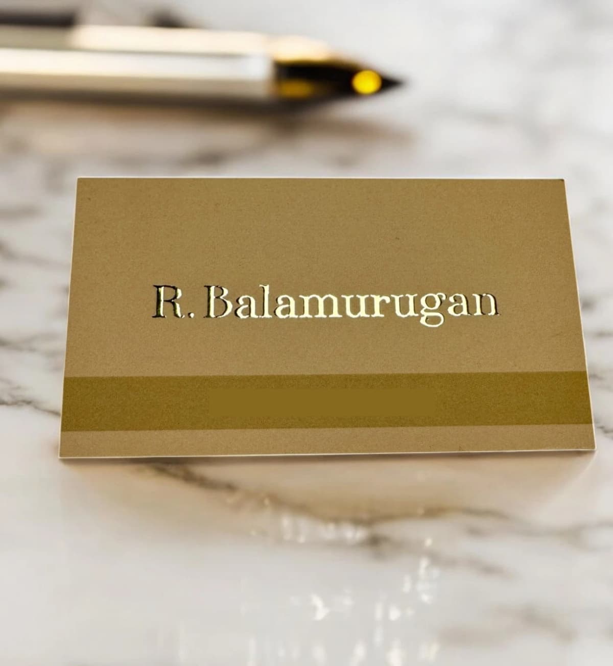 Embossed Foil Business Cards | Professional Standard Size