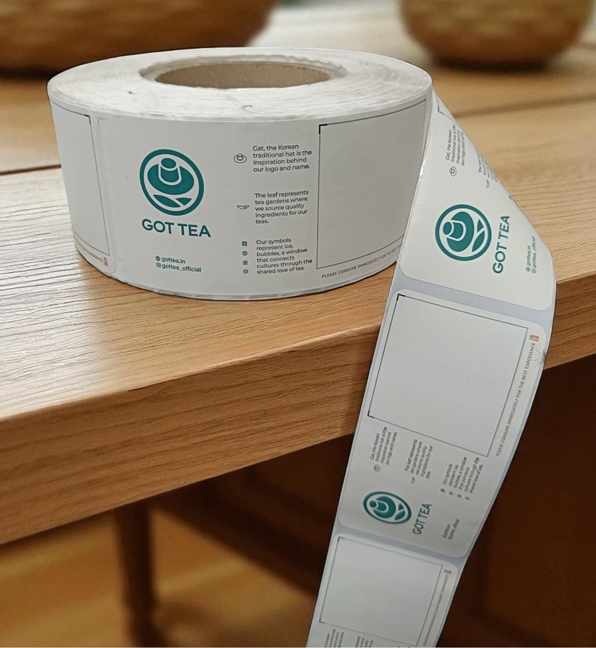 Custom Sticker Rolls | Personalised Labels Rolls alternate view