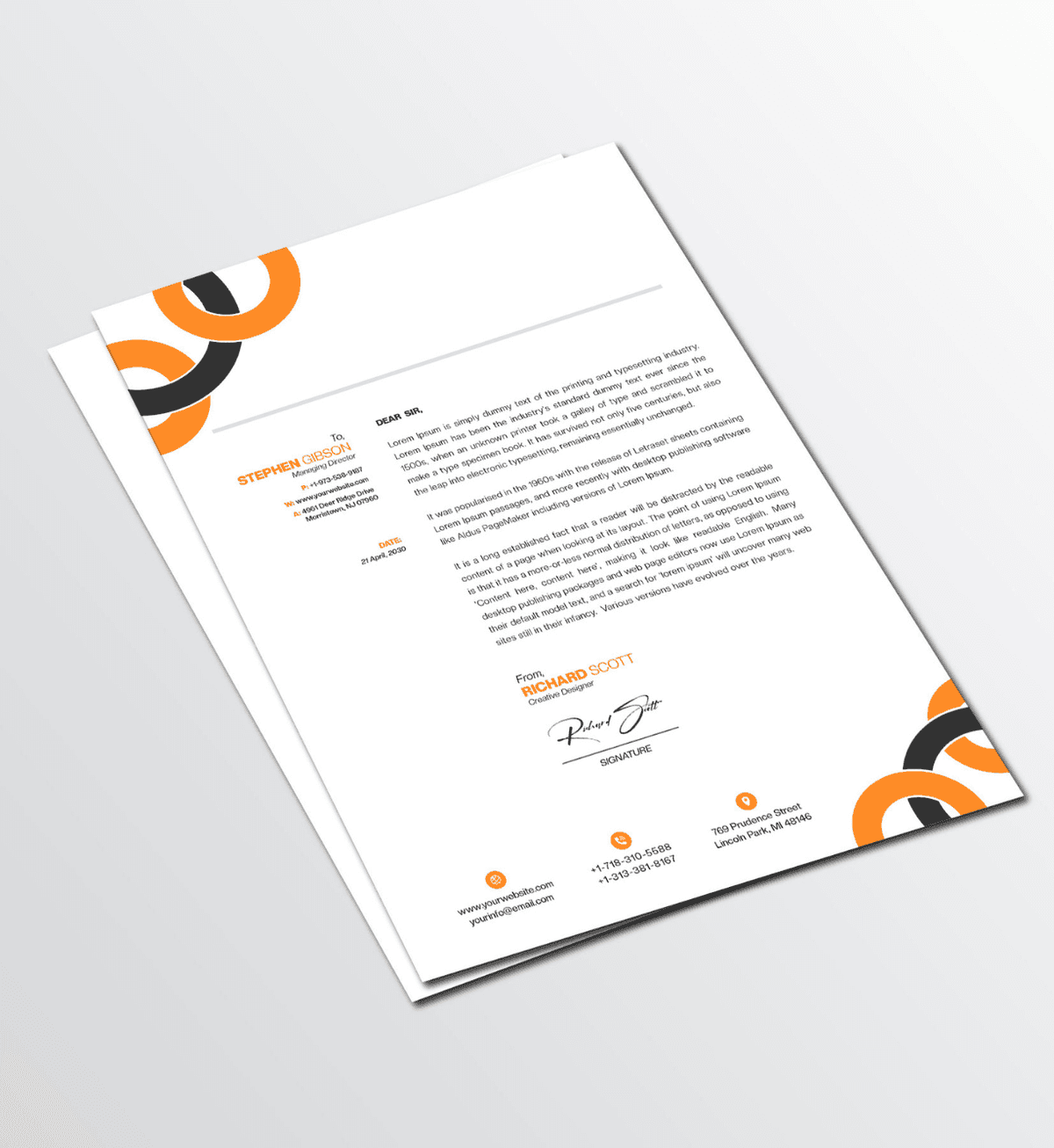Letterheads premium & Professional Business Printing india