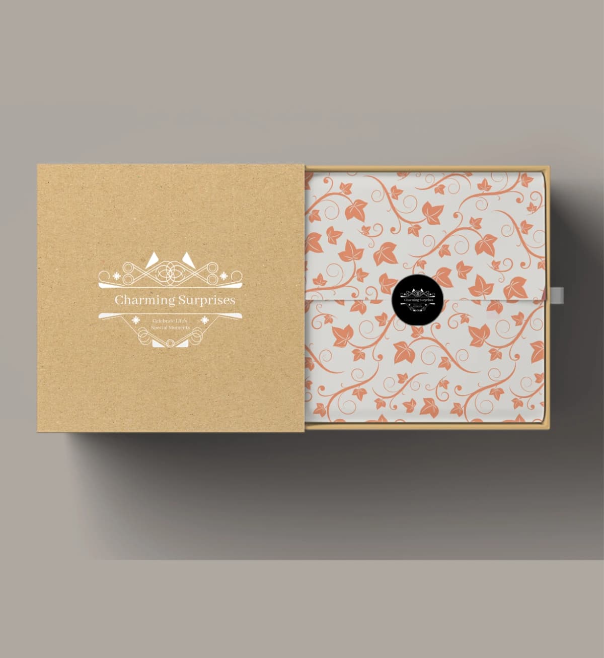 Custom Slider Kraft Rigid Gift Boxes – Cardboard Packing & Gift Solutions