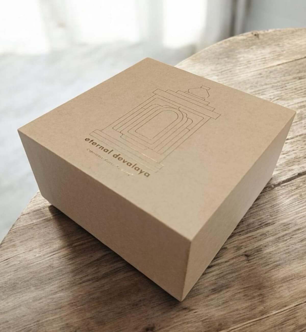 Brown Kraft Gift Boxes with Lids – Perfect for Presents alternate view