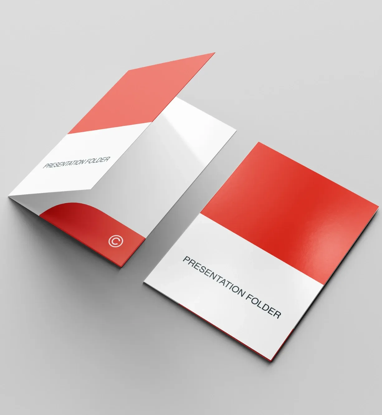 Custom Paper Gift Folders image