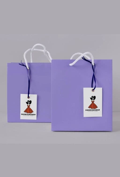 Home & Gift Paper Bag Labels illustration