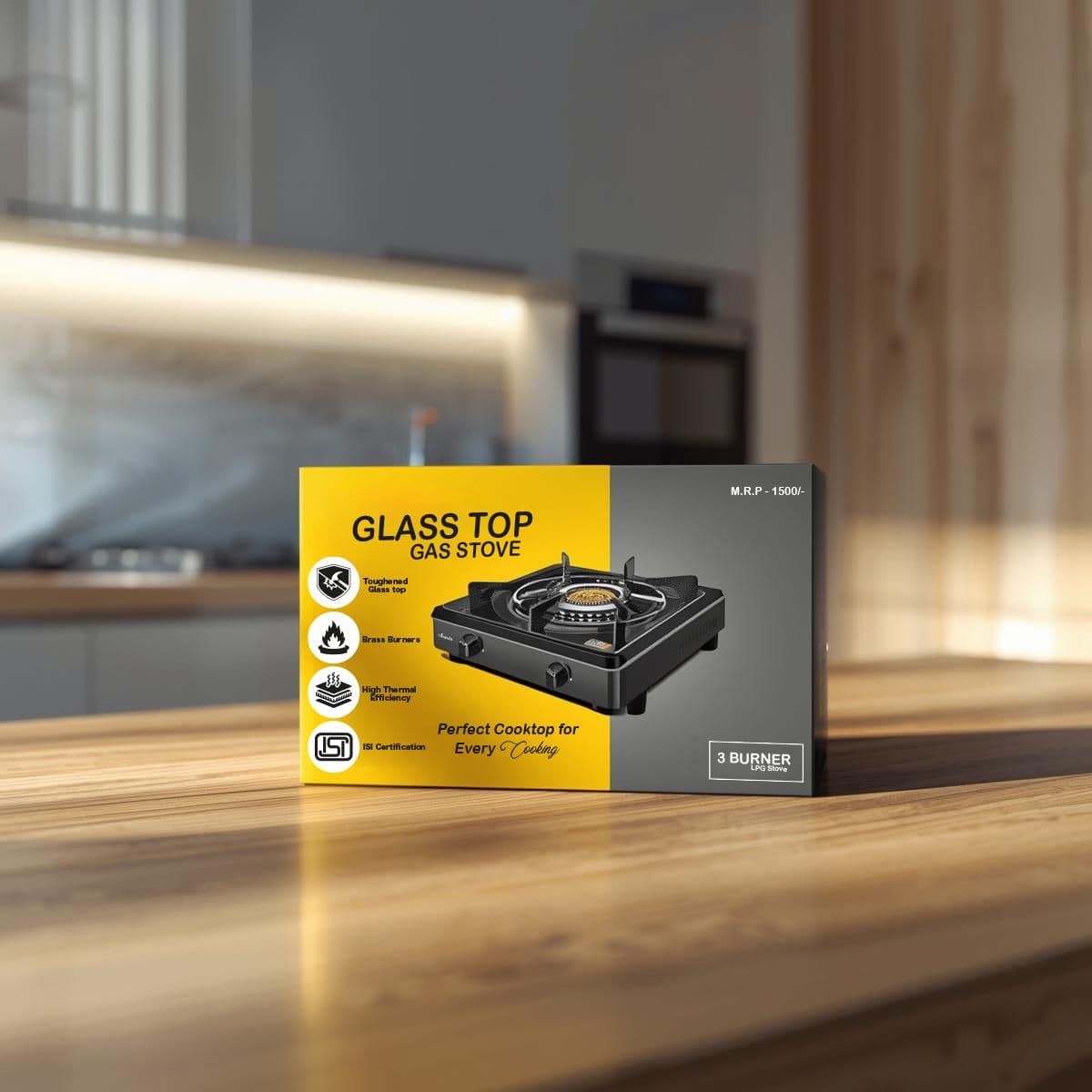 Custom Gas Stove Boxes – Flip Top Luxury Cartons for Appliances alternate view