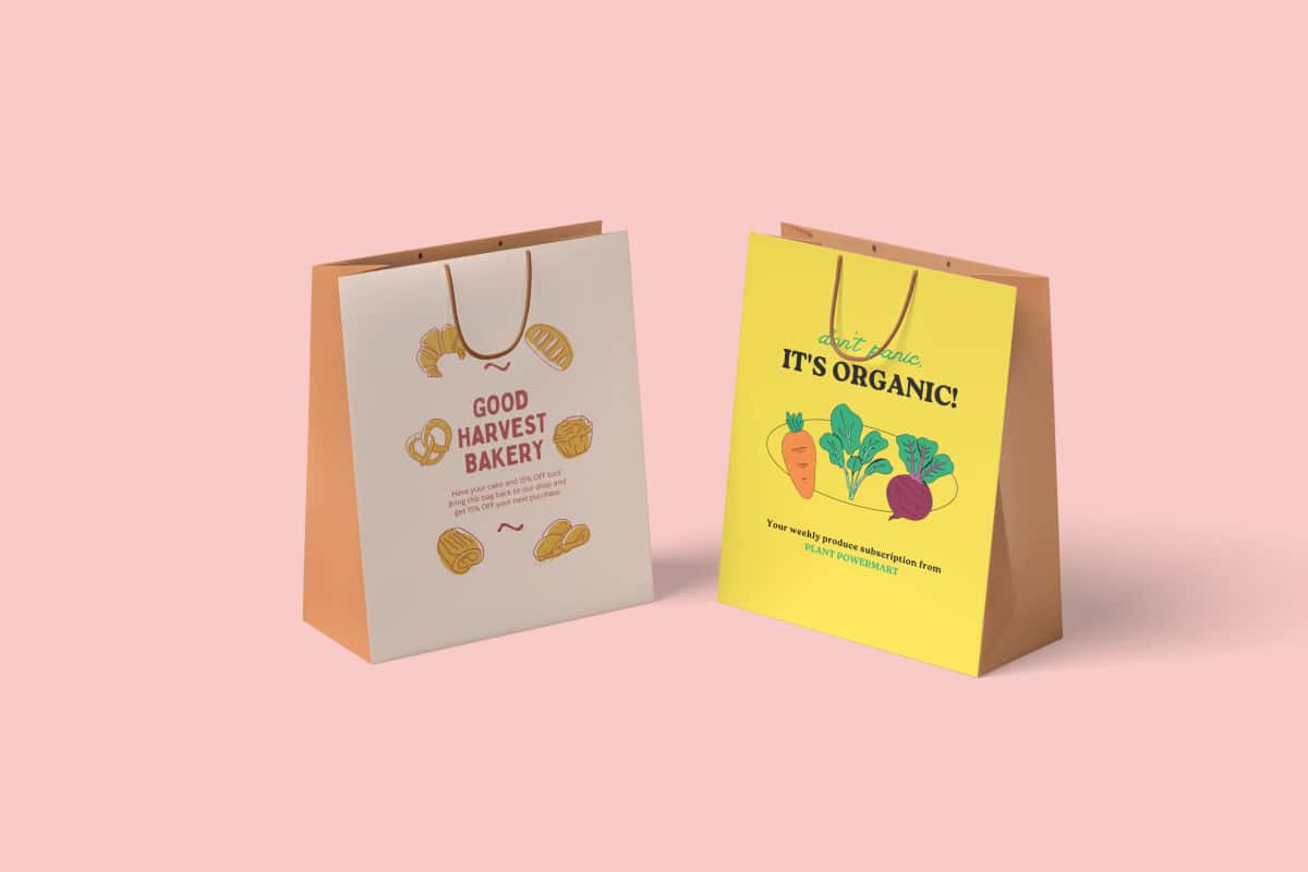 Printed Paper Bags image