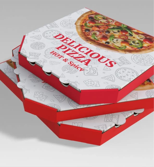Pizza Boxes with Logo