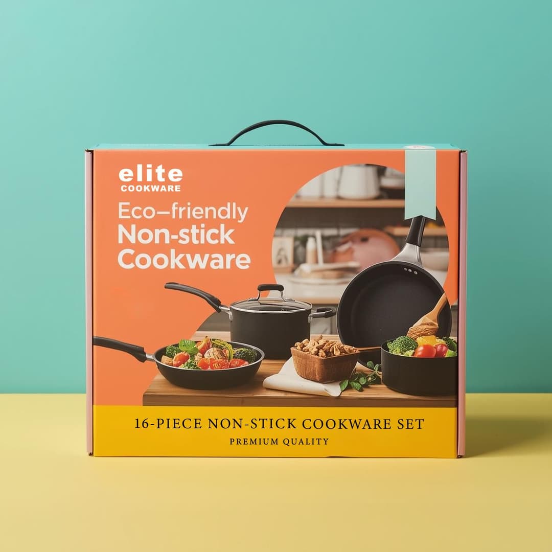 Box Pan Labelled Luxury Custom Cookware Boxes - Professional Quality